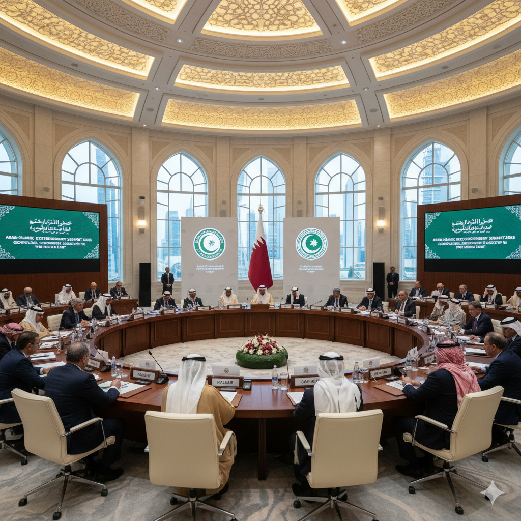 Arab-Islamic Extraordinary Summit 2025 Geopolitics, Sovereignty and Security in the Middle East.  